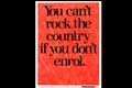 Poster of You can't rock the country if you don't enrol