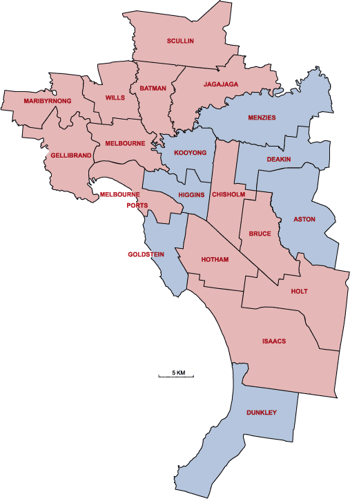 Map of Melbourne