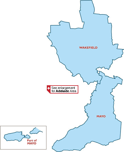 map of Adelaide surrounds