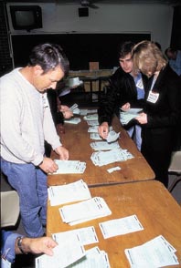 polling officials