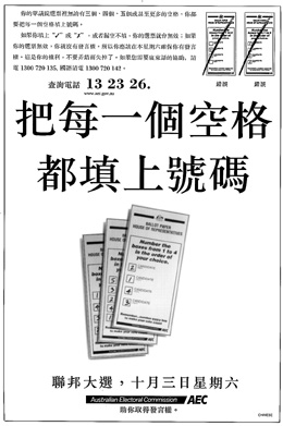 information paper in Chinese