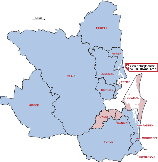 Map of Brisbane