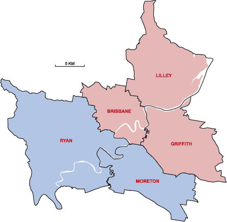 map of Brisbane