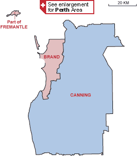 map of Perth