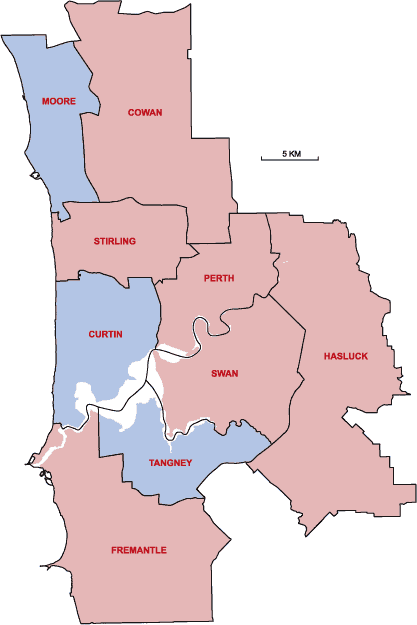 map of Perth