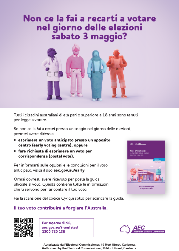 Enrol to vote flyer
