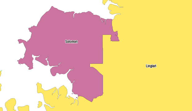 Solomon projected map