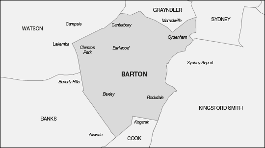 Proposed Division of Barton