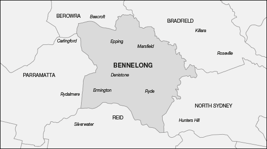 Proposed Division of Bennelong