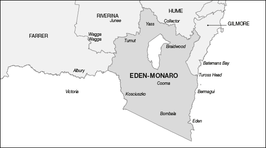 Proposed Division of Eden-Monaro