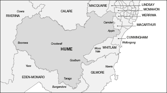 Proposed Division of Hume