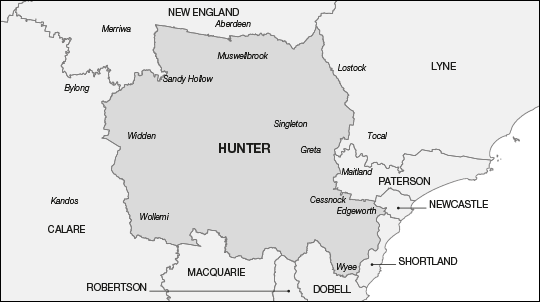 Proposed Division of Hunter