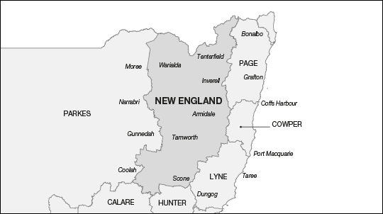 Proposed Division of New England