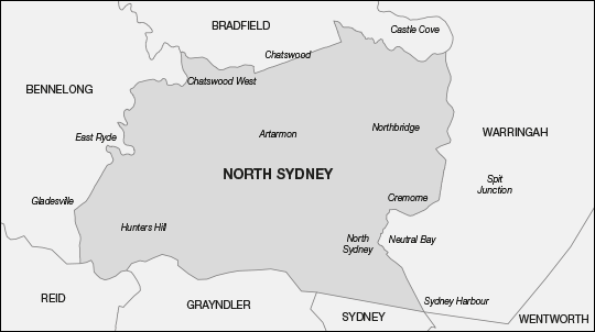 Proposed Division of North Sydney