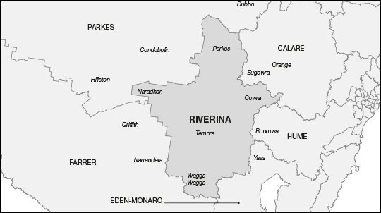 Proposed Division of Riverina