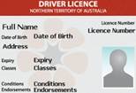 Identification you can use to enrol to vote: A close-up of a drivers license  